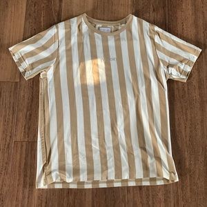 Denim & Flower striped T-shirt